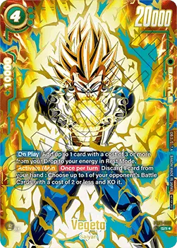 Vegeta (FB01-096) FWUP Super Rare Englisch
