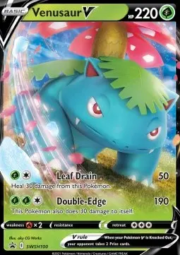 Venusaur V SWSH-100 Promo Englisch