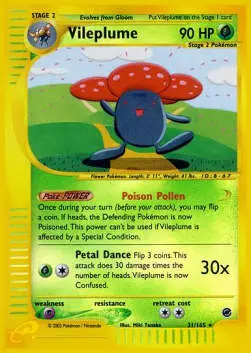 Vileplume EX-31 Holo Rare Englisch