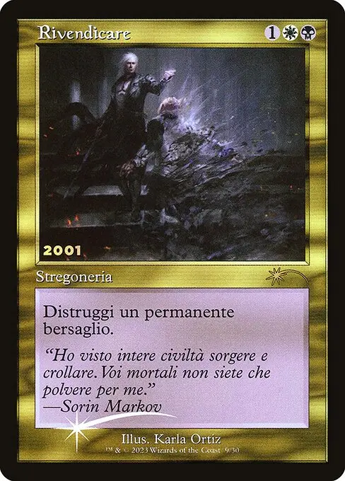 Vindicate 30C-9 Rare Italienisch