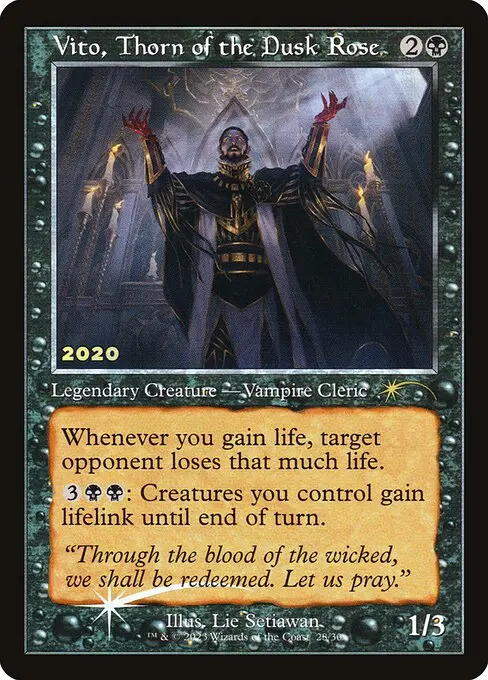 Vito, Thorn of the Dusk Rose 30C-2020 Rare Englisch