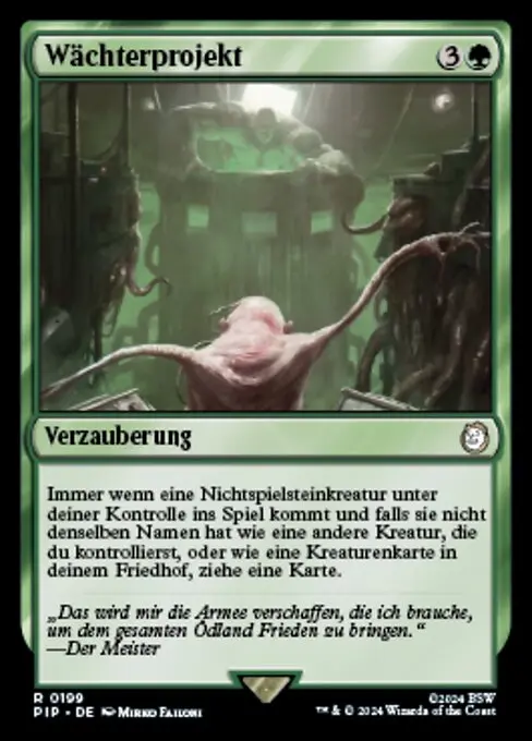 Wächterprojekt PIP-199 Rare Deutsch