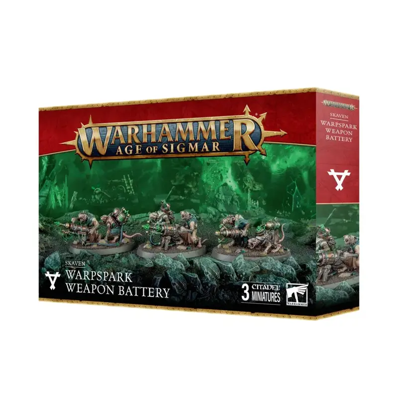Warhammer Age of Sigmar - Skaven - Warpfunken-Waffenbatterie (90-45)
