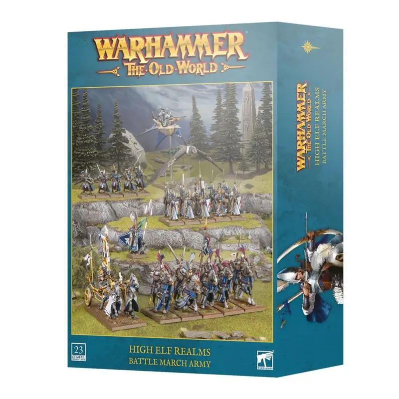 Warhammer The Old World High Elf  Realms Battle March Army