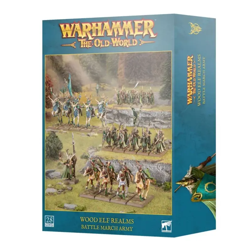 Warhammer The Old World Wood Elf Realms Battle March Army