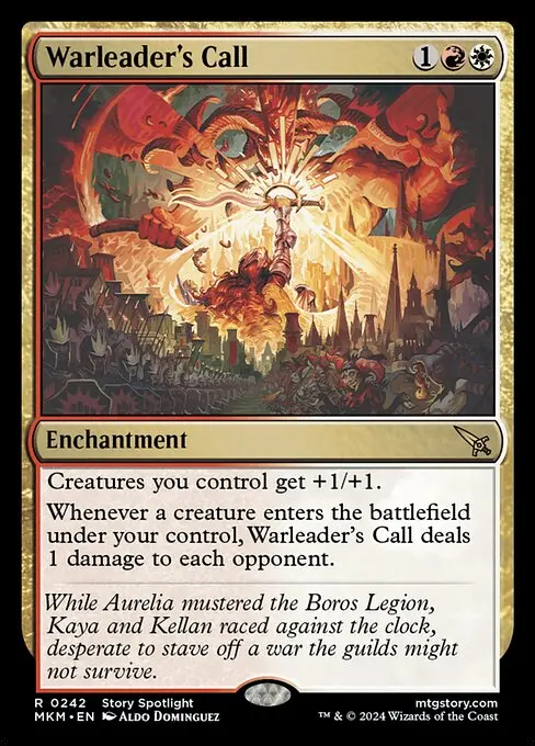 Warleader's Call MKM-242 Rare Englisch