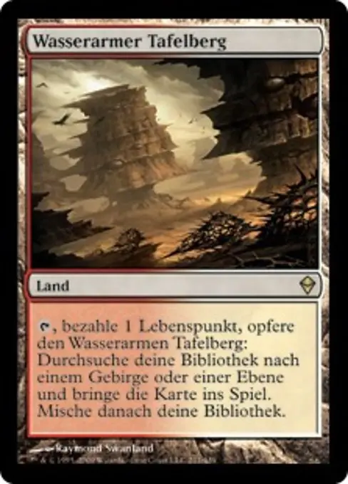 Wasserarmer Tafelberg ZEN-211 Rare Deutsch