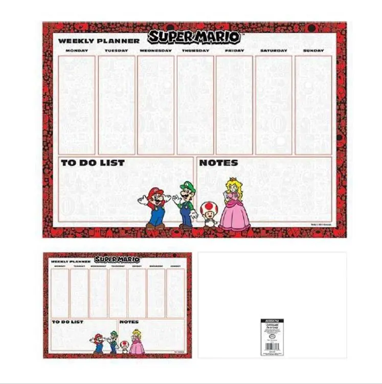 Weekly Planer Terminplaner Wochenplaner Nintendo