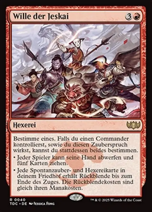 Wille der Jeskai TDC-40 Rare Deutsch