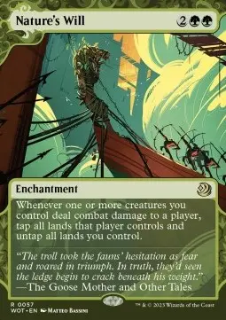 Wille der Nature (V.1) WOT-57 Rare Excellent Deutsch Foil