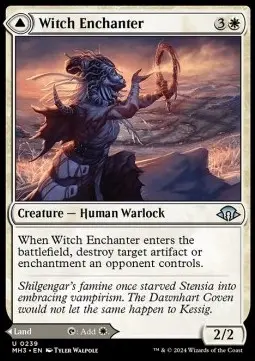 Witch Enchanter // Witch-Blessed Meadow MH3-239 Uncommon Near Mint Englisch Foil