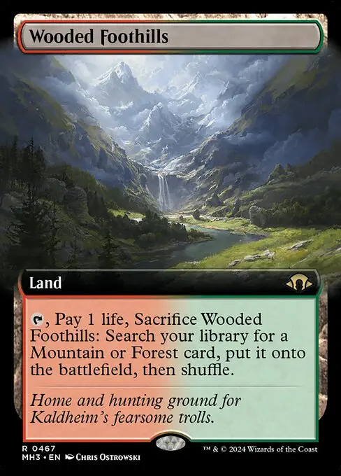 Wooded Foothills (V.3) XMH3-467 Rare Englisch