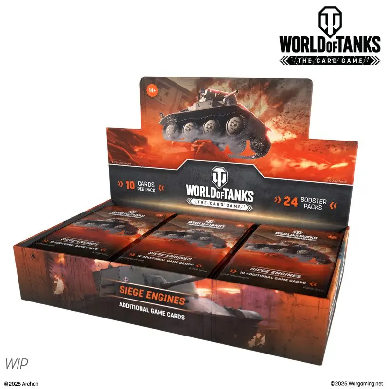 World of Tanks TCG - Siege Engines Display (24 Boosters) - EN