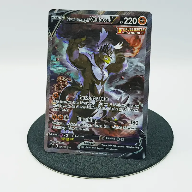 Wulaosu V 151/163 ultra rare holo - Kampfstile 2021 DE Pokemon