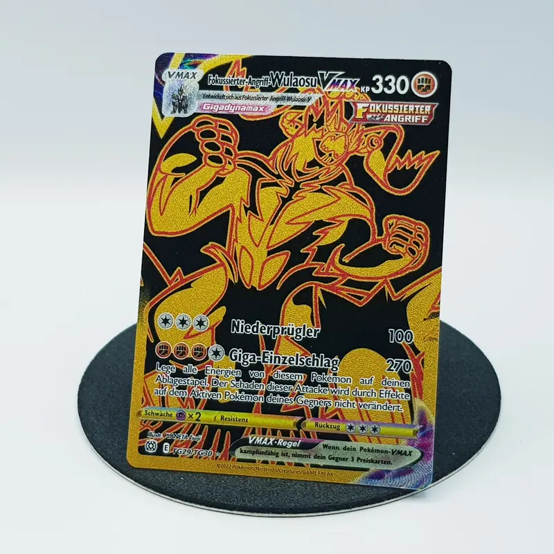 Wulaosu VMAX TG29/TG30 ultra rare holo Fullart - Strahlende Sterne 2022 DE Pokemon