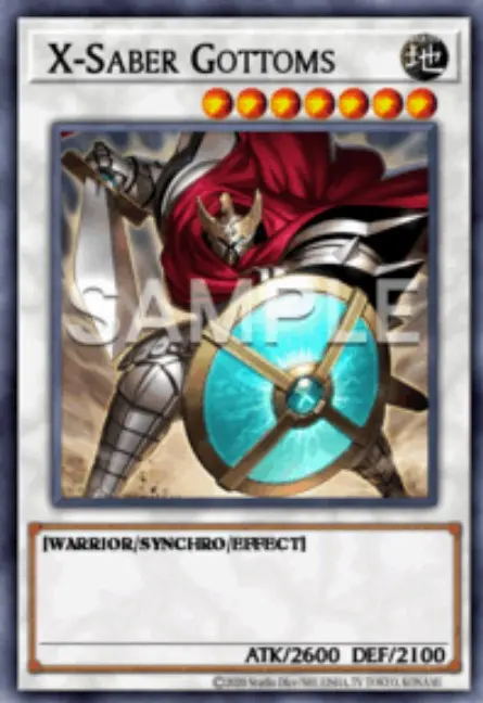 X-Saber Gottoms (V.3) L26D-ENX43 Starlight Rare Englisch