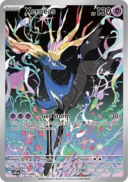 Xerneas CRI-091 Illustration Rare Englisch