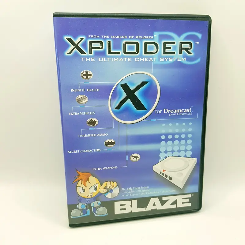 Xploder Ultimate Cheat System for Dreamcast - Blaze - komplett mit OVP - gebraucht