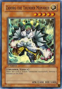 Zaborg the Thunder Monarch AST-SP023 Super Rare Spanisch
