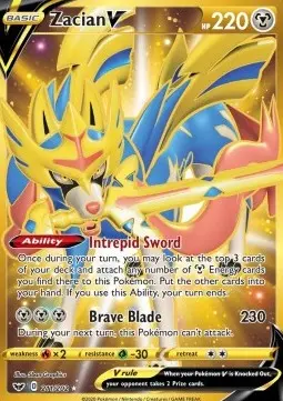 Zacian V SSH-211 Secret Rare Deutsch
