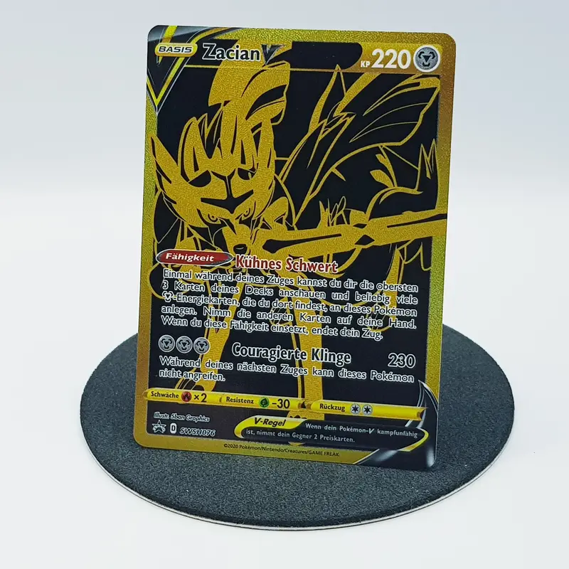 Zacian V SWSH076 rare holo Fullart Black Star Promo - 2020 DE Pokemon