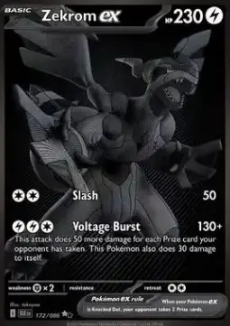 Zekrom ex - Black Bolt (Secret Rare) [BLK-172]