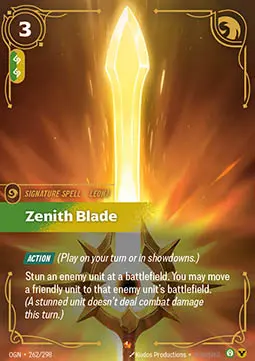 Zenith Blade - Origins (Epic) [OGN-262]