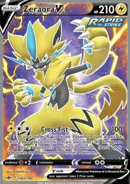 Zeraora V - Chilling Reign (Ultra Rare) [CRE-165]