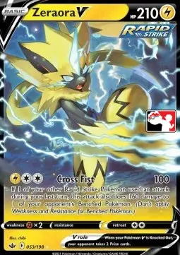 Zeraora V PPS1-CRE 053 Promo Near Mint Deutsch