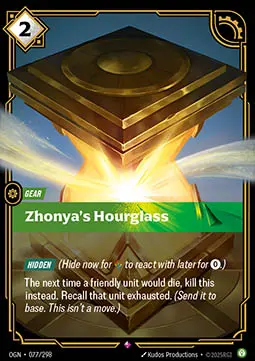 Zhonya's Hourglass OGN-077 Rare Englisch
