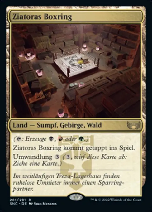 Ziatoras Boxring SNC-261 Rare Deutsch