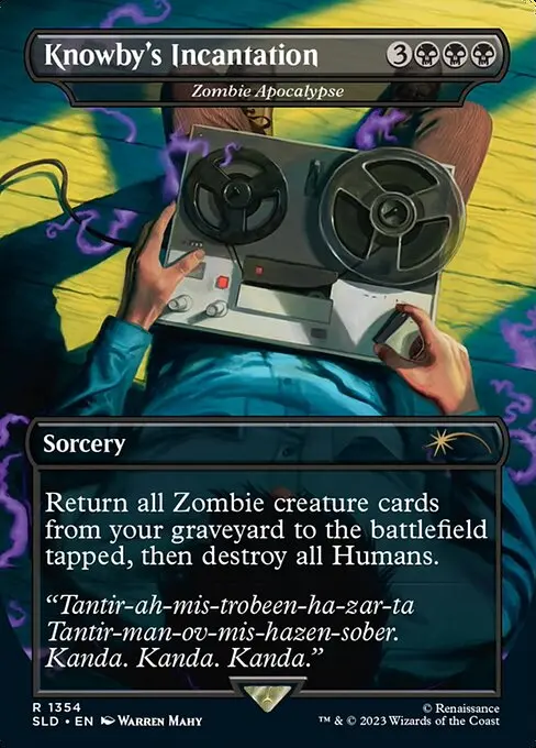 Zombie Apocalypse SLDSP23-1354 Rare Englisch