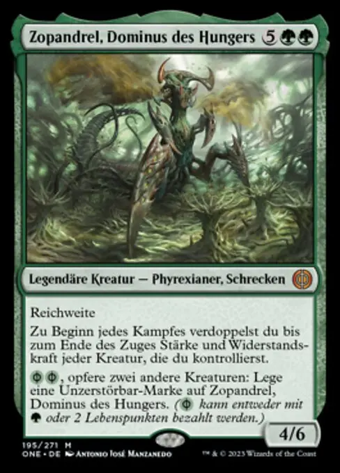 Zopandrel, Dominus des Hungers ONE-195 Mythic Deutsch