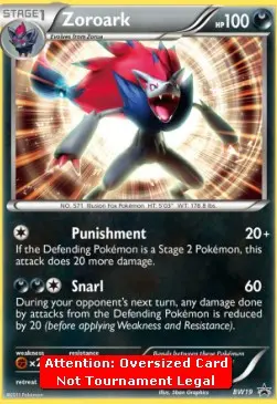 Zoroark - BW Black Star Promos (Oversized) [BW-19]