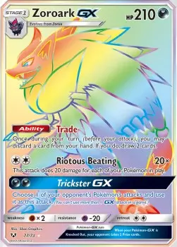 Zoroark GX SLG-77 Secret Rare Englisch