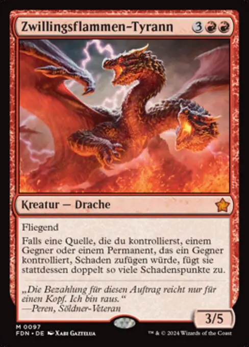 Zwillingsflammen-Tyrann FDN-97 Mythic Deutsch